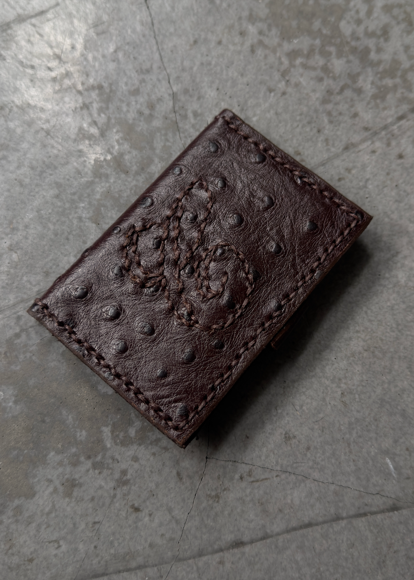 Card Sleeve in Veiled Umber