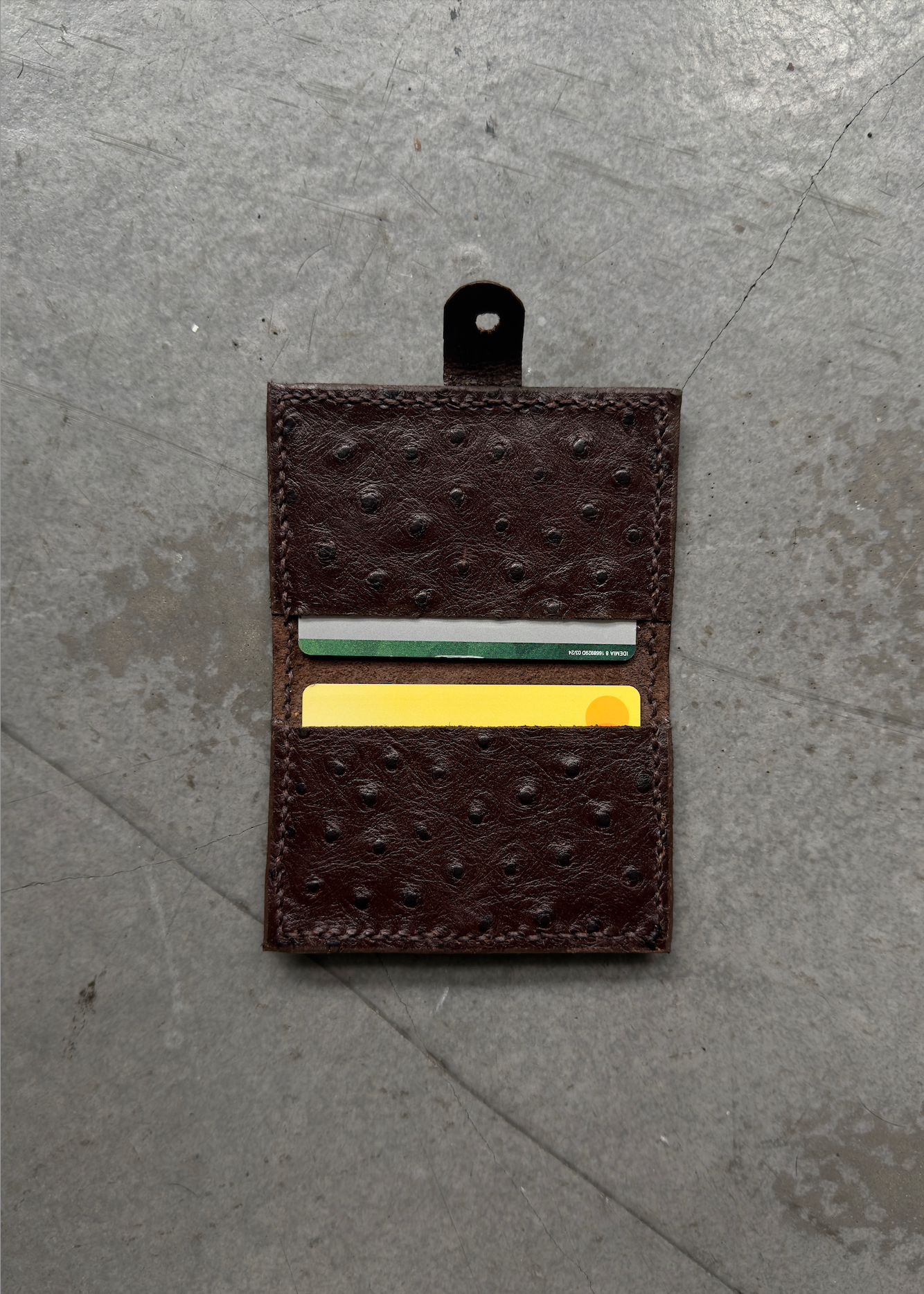 Card Sleeve in Veiled Umber